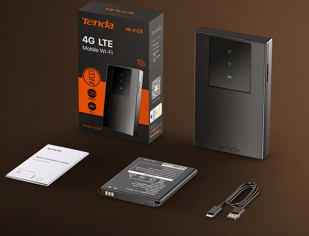 Tenda 4G LTE mobile wifi model 4G180