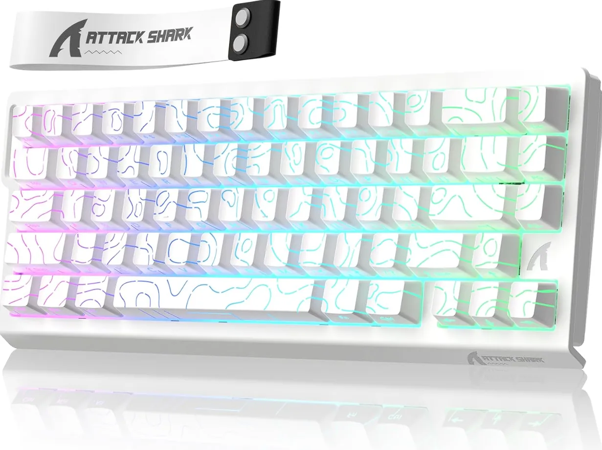 ATTACK SHARK X68 HE Rapid Trigger Keyboard Magnetic Switch