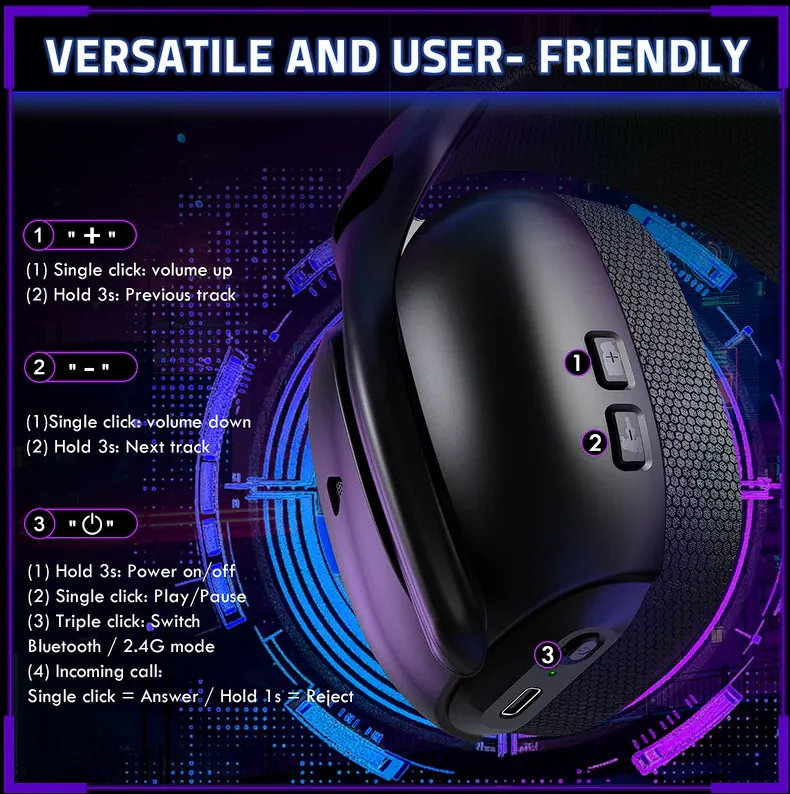 ATTACK SHARK L80PRO Wireless Gaming Headset
