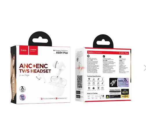 Ecouteurs Sans Fil ANC EQ34 Plus HOCO
