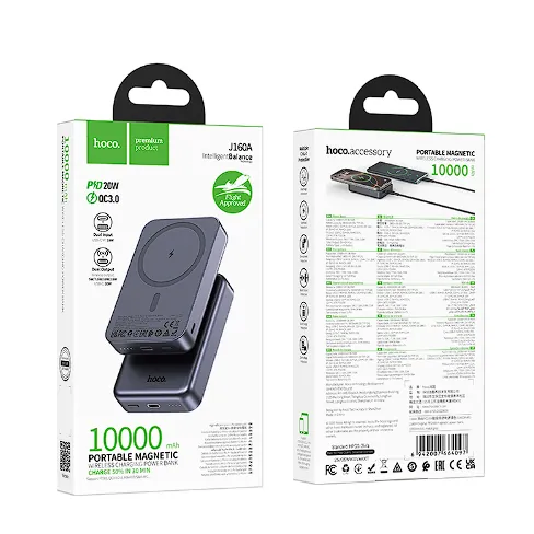 HOCO J160A | Power Bank Magnétique PD20W – 10000mAh
