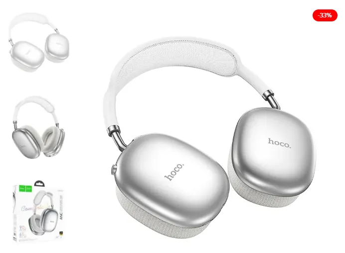 HOCO W55 Plus – Casque Bluetooth Premium avec Technologie ANC