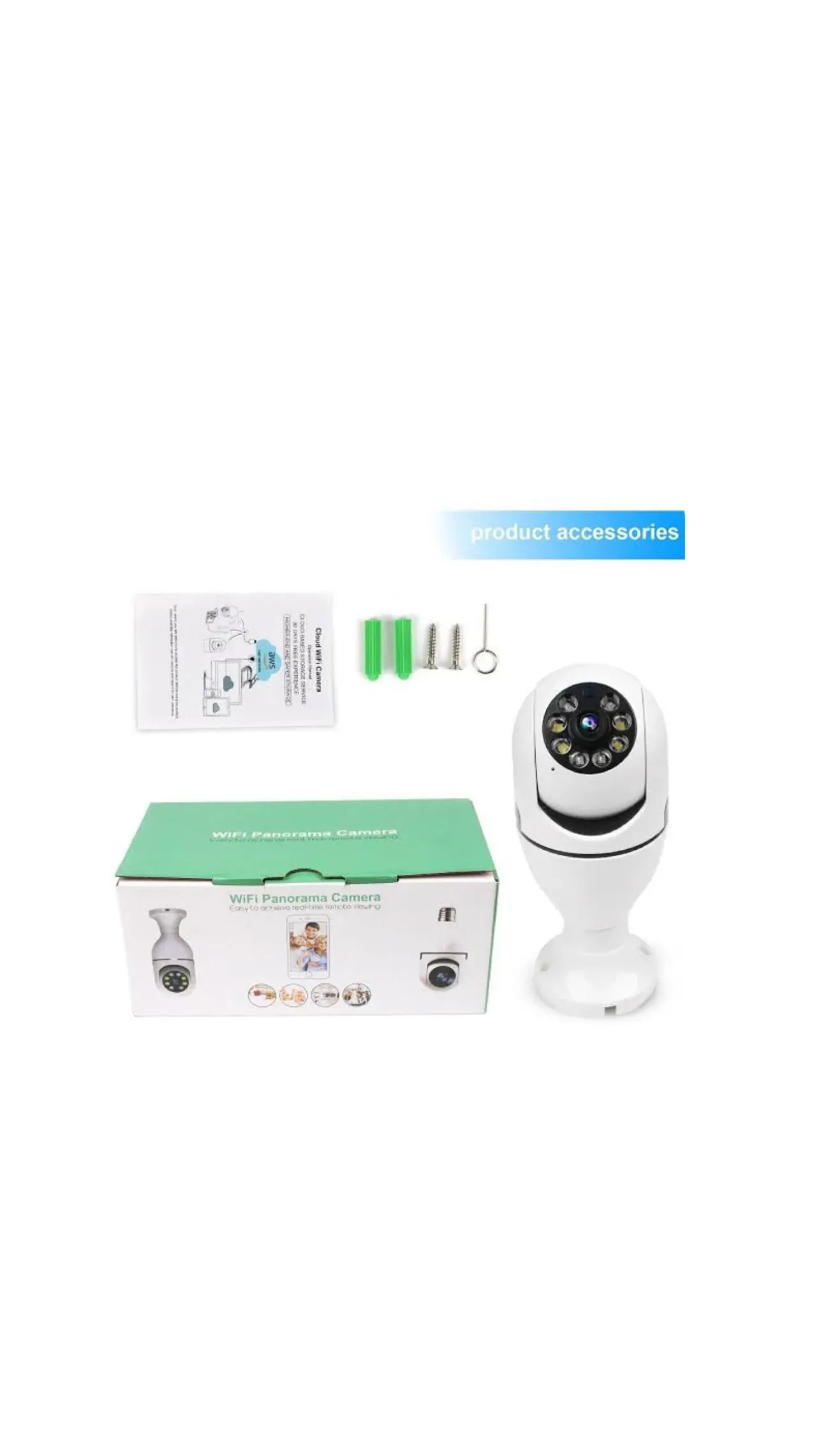 wifi panorama camera easy achieve real time remote viewing صورة