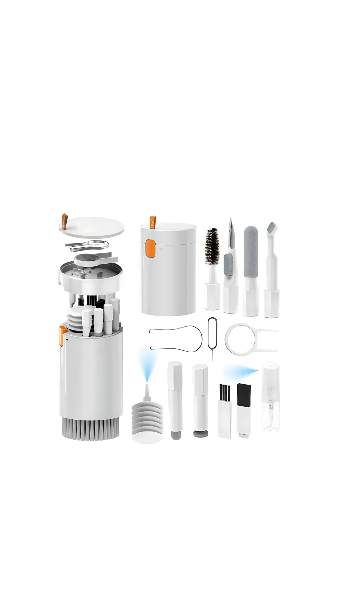 multifunctional cleaning brush 20in 1