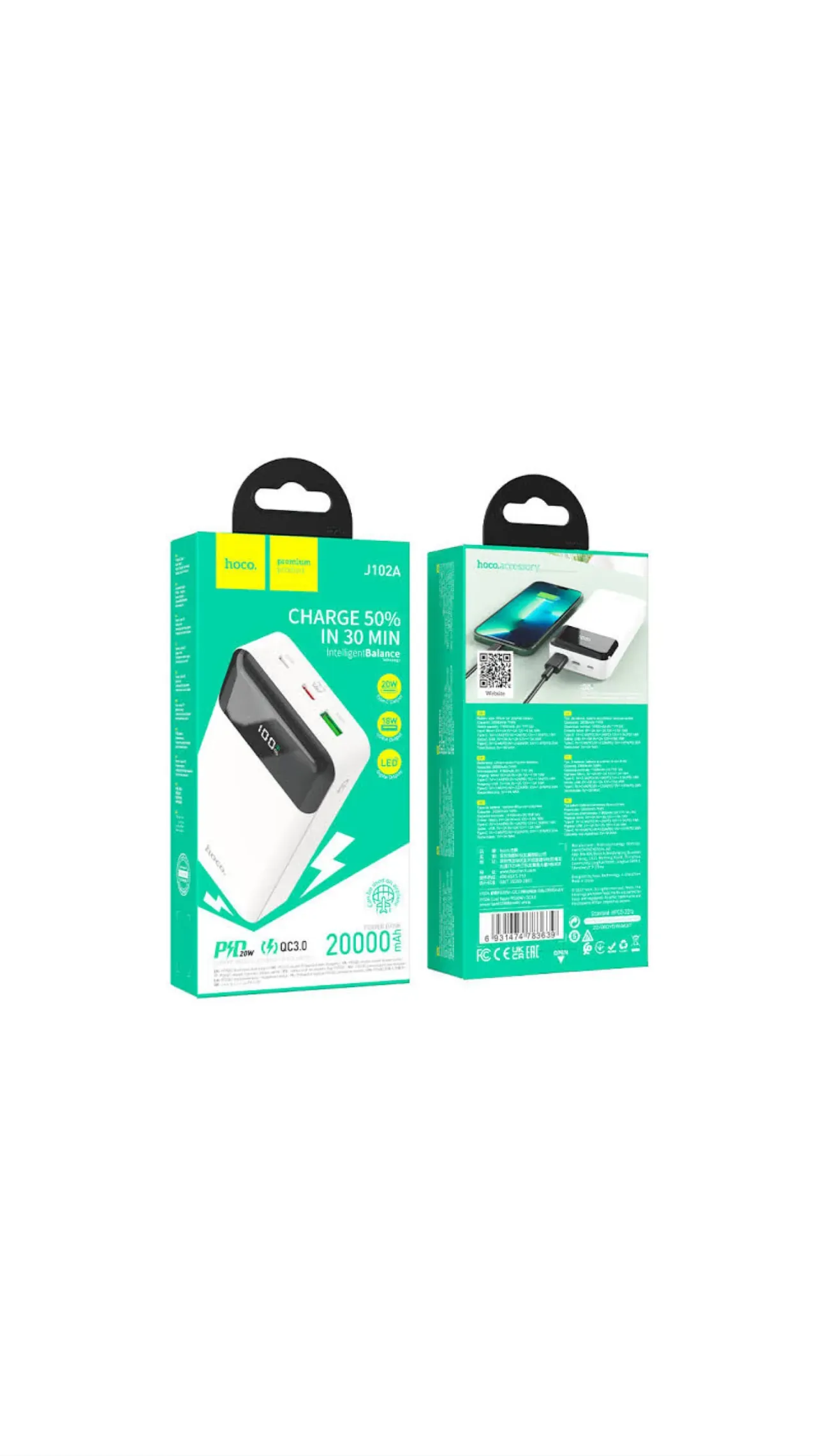 Powerbank hoco j102A 20000mAh