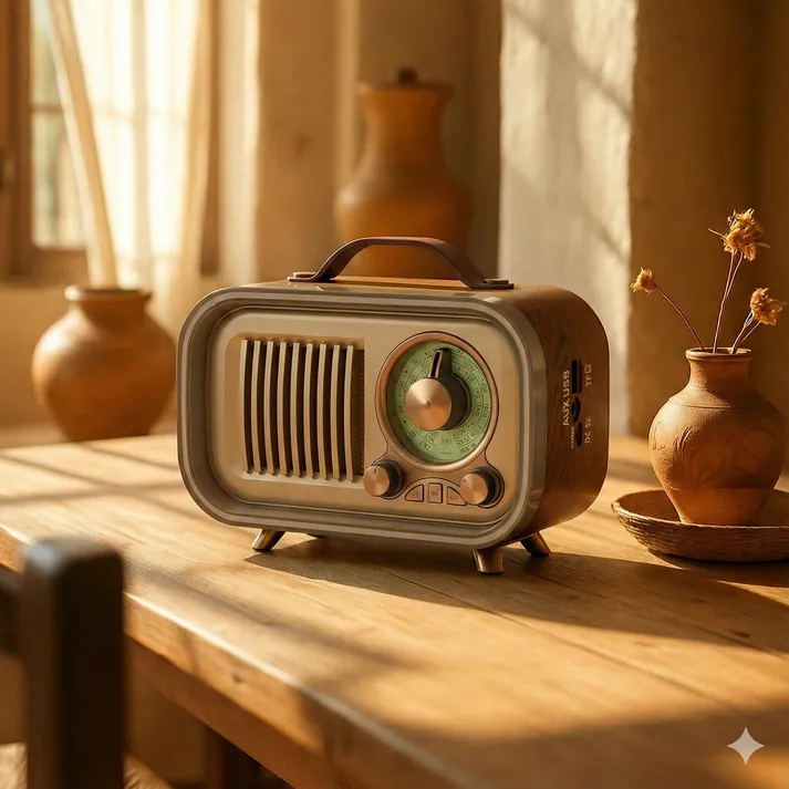 Radio Rétro Meier MD-1316BT vintage صورة