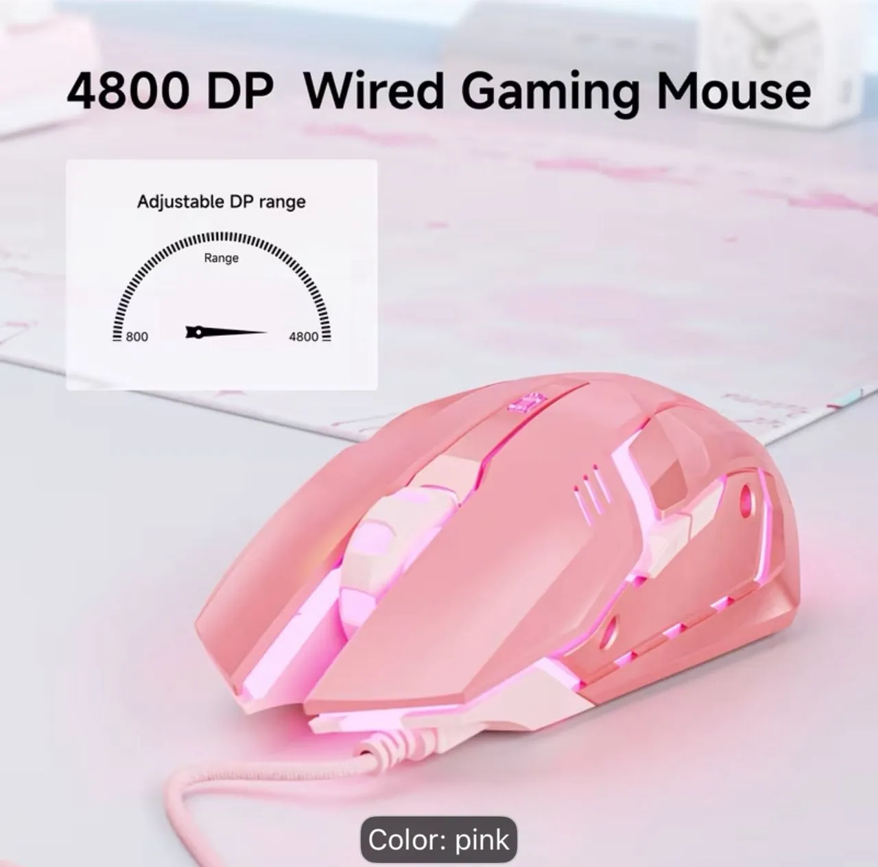EWEADN Silent Wired Mouse