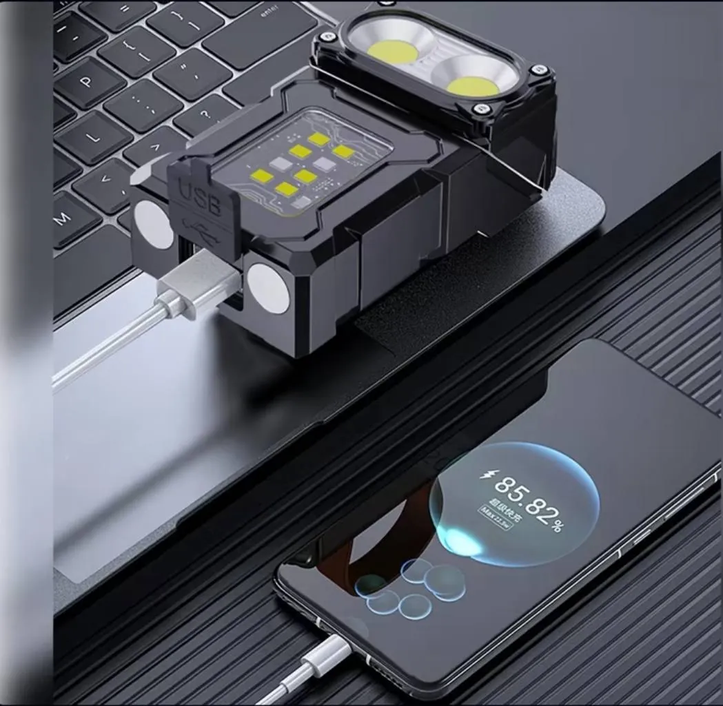 مصباح LED صغير متعدد الاستخدامات قابل لإعادة الشحن