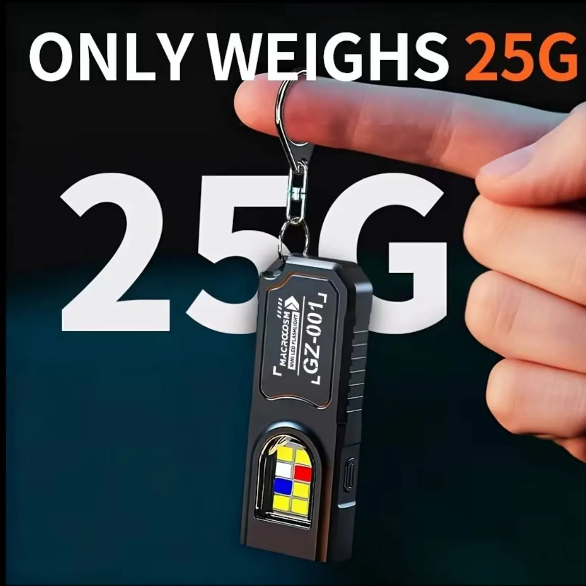 مصباح LED صغير قابل لإعادة الشحن USB